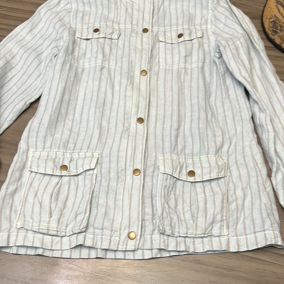 ARTISAN NY 100% LINEN LIGHTWEIGHT JACKET M - Picture 13 of 16